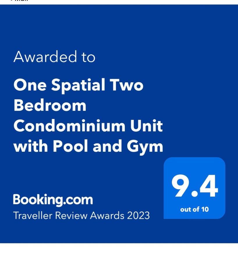 One Spatial Two Bedroom Condominium Unit With Pool And Gym Free Netflix And Wifi Iloílo Exterior foto